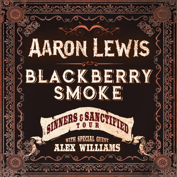 Aaron Lewis, Blackberry Smoke & Alex Williams at Tower Theatre